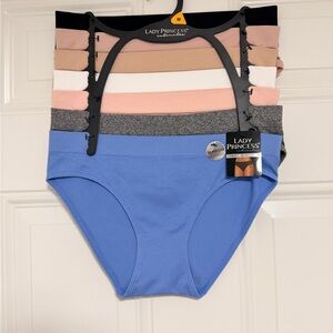 Lady Princess Seamless Panties - Blue & Neutral Pack